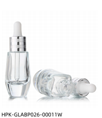 Thick Base Glass Pipette Dropper Bottle With Thread Rolling Aluminum Collar